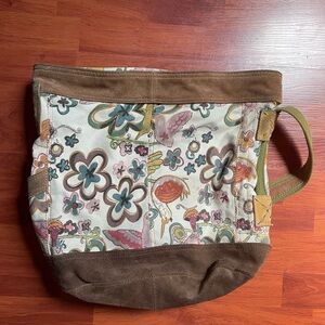 Lucky Brand Vintage Inspired Boho Chic Hobo Bag purse